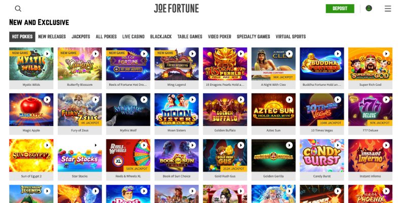 joe fortune casino au joe fortune casino au